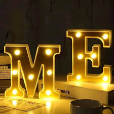 Pin By Galley Alsada On Gallery Alsada Alphabet Lighting Night Light Light Letters
