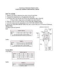 Measurement Sheet For Costumes On Line Fill Online