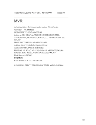Http Ipindia Nic In Ipr Tmr Journal Journal 1428 Class 30 Pdf