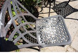 Make old furniture look like new with sanding, staining or new upholstery. How To Spray Paint Metal Garden Furniture Celtic Sustainables