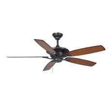 Hampton Bay Ashburton 60 In Indoor Tarnished Bronze Ceiling Fan Yg593 Tb The Home Depot