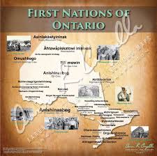 Tribal Nations Of Ontario Map Native American Map Native American History Social Studies Worksheets