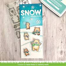 Lawn Fawn Intro Snow Much Fun Waving Pull Tab Starter Set Snowflake Border Lawn Fawn Snow Much Fun Lawn Fawn Lawn Fawn Blog