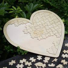 Save 19% from $56.00 was $69.00. Personalised Alternative Guest Book Heart Puzzle Customised