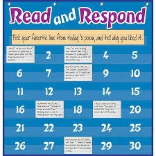 Read And Respond Pocket Chart Teaching Ideas Middle