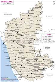 You are in karnataka (india), administrative region of level 1. City Map Of Karnataka Travel Destinations In India Geography Map General Knowledge Facts