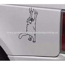 Shop funny sayings bumper stickers from cafepress. China Cat Scratching Climbing Jdm Car Stickers And Decals Funny Car Door Window Bumper Car Sticker On Global Sources Car Sticker Car Decals 3d Car Stickers
