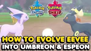 Kaufen sie pokemon sword shield online von einer vielzahl von produkten. Pokemon Sword Shield Evolve Eevee Into Umbreon Espeon And Sylveon Piunikaweb