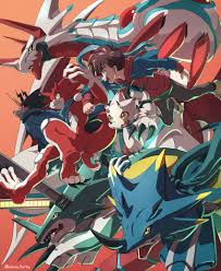 Rule 34 Dev - anthro black_body blue_body brown_hair butt cape claws  clothing evolutionary_family feral green_body group hair hoodie horn male  red_body topwear white_body wings yellow_eyes kubota_keita bandai_namco  digimon digimon_ghost_game mythology ...