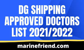 dg shipping approved doctors list 2021 ...