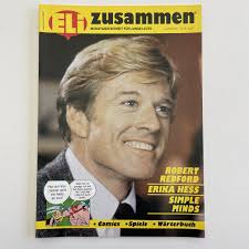 Eli Zusammen 1987 German Language Mag Robert Redford, Erika Hess, Simple  Minds