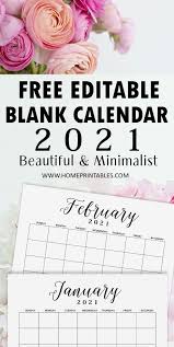 Can be saved and edited again later. Editable Calendar 2021 In Microsoft Word Template Free Download In 2021 Editable Calendar Printable Calendar Template Calendar Printables