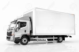 Fotosearch enhanced rf royalty free. Commercial Cargo Delivery Truck With Blank White Trailer Isolated Stock Photo Picture And Royalty Free Image Image 64703089