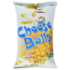 A new way to open chip bags. Peppy Cheese Balls 70 G Maaziorder