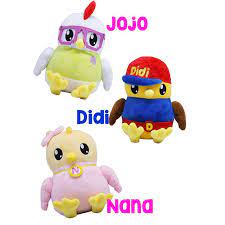 Lagu oh nana dinyanyikan oleh nana & mak iti. 35cm Cute Plush Toy Didi Friends Nana Jojo Shopee Malaysia