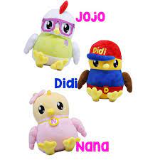 About didi & friends english: 35cm Cute Plush Toy Didi Friends Nana Jojo Shopee Malaysia