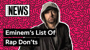 Eminem S List Of Played Out Rhymes Genius News Youtube