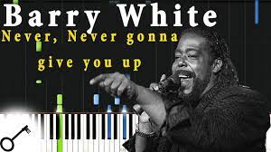 I'm gonna stay right here with you. Barry White Never Never Gonna Give You Up Piano Tutorial Synthesia Passkeypiano Youtube