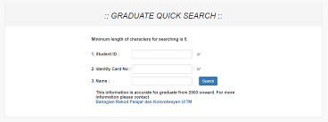 Bahagian rekod pelajar dan konvokesyen uitm. Uitm Official On Twitter Ingin Membuat Semakan Graduan Uitm Sila Semak Menerusi Graduate Quick Search Di Https T Co Dokxm3xtyj Maszlee Kempendidikan Jpt Kpt Graduatequicksearch Uitmdihatiku Https T Co 4sibyanhrs
