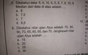 All of the older versions of brainly have no viruses and are totally free on uptodown. 5 Diketahui Data 5 4 10 5 5 9 7 9 10 8 Median Dari Data Di Atas Adalah 6 Diketahui Nilai Ujian Brainly Co Id