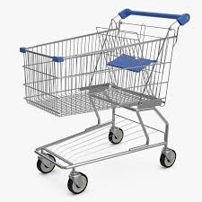 Shopping Trolley 3d Model Ad Shopping Trolley Model Healthy Grocery Shopping Grocery Healthy Groceries