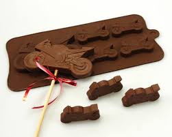 4 1 Motorbike Motorcycle Biker Novelty Chocolate Silicone Mould Candy Lolly Cake Topper Silicon Mold Resin Craf Sucette Chocolat Gateau Moto Idee Gateau