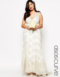 Asos Curve Bridal Vintage Lace Button Back Fishtail Maxi At Asos Com Wedding Dresses Plus Size Wedding Wedding Dresses Lace
