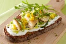 Tartine De Chevre Frais Mangue Et Anguille Fumee Recette Recette Tartine Anguille Fumee Et Anguille