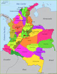 Mapa en línea de colombia. Mapa De Colombia Annamapa Com