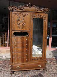 If You Are From The South You Called This A Chifferobe Which Simply Means It S A Dresser C Antique Oak Furniture Antique Furniture Victorian Furniture