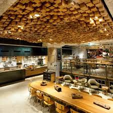 Starbucks The Bank A Amsterdam Design Interieur De Cafe Plafond Design Design De Cafe