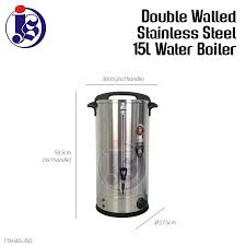Wiki researchers have been writing reviews of the latest water boilers since 2015. 15 Liter Double Walled Stainless Steel Water Boiler Dispenser Food Storage Selangor Malaysia Kuala Lumpur Kl