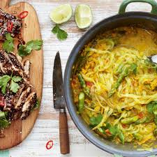 Thai Chicken Laksa Recipe Lifestyle Recipe Chicken Dinner Recipes Chicken Laksa Laksa Recipe