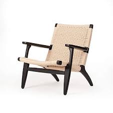 Papercord Easy Chair With Black Lacquer Design Tree Home Lounge Chair Outdoor Patio Chairs Contemporary Outdoor Lounge Chairs