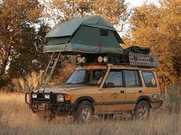 Package and shipping of camper trailer. To Travel In Our Lr With A Rooftop Tent Land Rover Land Rover Discovery 2 Roof Tent