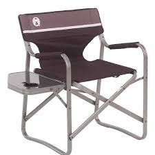 Amazon Com Coleman Deck Chair With Table Sports Outdoors 37 99 Coleman Camping Chairs Folding Beach Chair Folding Camping Chairs