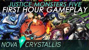 Justice monsters five is a variant of pinball in final fantasy xv where you fight against enemies and bosses, depleting their hp with shots and combo hits in justice monsters five is also available as a mobile game via the app store and google play. We Spend An Hour Dispensing Justice With The Justice Monsters Five Nova Crystallis