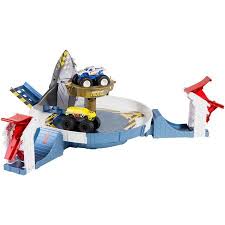 Hot Wheels Monster Trucks Mecha Shark Face Off Playset Walmart Com Monster Trucks Hot Wheels Mattel Hot Wheels