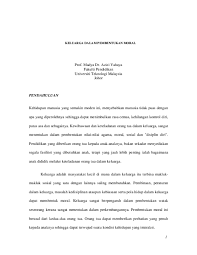 Alasan utama bagi kemerosotan tersebut adalah gangguan manusia terhadap habitat binatang. Pdf Keluarga Dalam Pembentukan Moral Zhi Ying Academia Edu