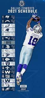 Get Your 2021 Dallas Cowboys Schedule Wallpaper Including Player Specific Ones Right Here Blogging The Boys