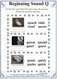 Words that start with q. Letter Q Worksheets