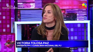 El frente de todos presentó a sus candidatos a horas del cierre de listas para las primarias, abiertas, simultáneas y obligatorias (paso), y lo hizo con un acto encabezado por el presidente alberto fernández y la vicepresidenta cristina fernández.allí se develó que la alternativa será encabezada por victoria tolosa paz y daniel gollan, quienes estarán acompañados por leandro santoro y. Victoria Tolosa Paz En Intratables Youtube
