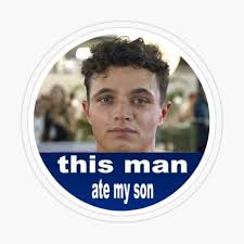 Pegatina for Sale con la obra «Este hombre se comió a mi hijo Sebastian  Vettel» de F1memestickers