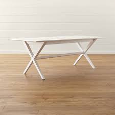 Shop Spotlight White Dining Table Our Spotlight Table S Relaxed Attitude And Picnic Styling Brings The Family Together Dining Table Modern White Table Table