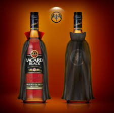 Bacardi Black Package C Tihonov Roman Bottle Label Design Bacardi Bottles Decoration