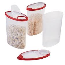 Maybe you would like to learn more about one of these? Rubbermaid Modular Cereal Container Red 3pack 1777197 Amazon Great Sale Cereal Containers Kitchen Accessories Decor Rubbermaid