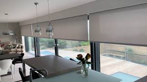 The most practical and stylish door window treatments range from blinds and curtains to shades and shutters. Electric Blinds For Bifold Sliding Doors The Electric Blind Company