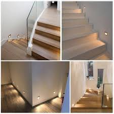 Zxlight Led Staircase Lighting 85 265v Embedded Led Cob Stairs Step Night Light Led Stair Wall Lighting For Hallwa Staircase Design Staircase Stairway Lighting