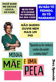 Compre online minha mãe é uma peça, de gustavo, paulo, boechat, leo na amazon. Topper Minha Mae E Uma Peca Peca Dia Das Maes Presentes De Aniversario Para Mae Festa Surpresa Para Mae