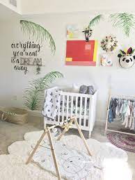 Tropic Paradise Meets Boho Diy Nursery Project Nursery Diy Nursery Decor Girl Boho Baby Room Baby Room Decor